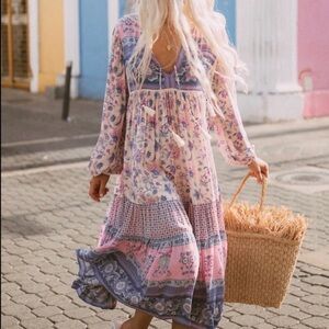 ⭐️NWT Spell Portobello road gown xs⭐️